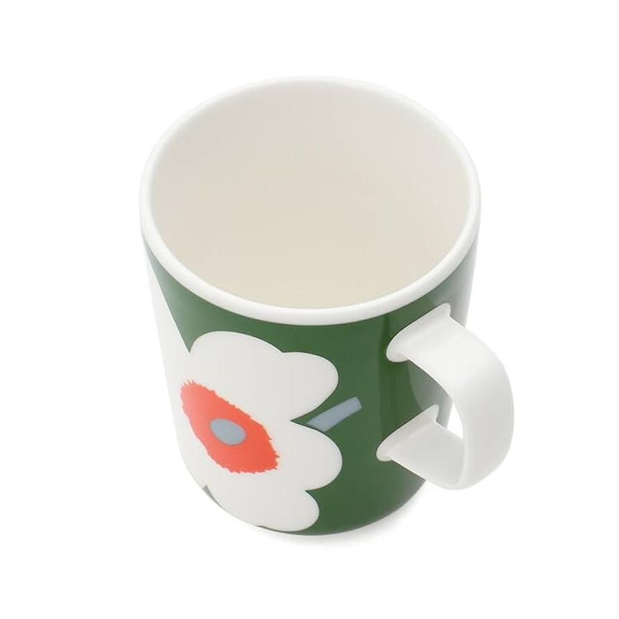 ♡マリメッコ ウニッコ 60周年 グリーン×オレンジ マグカップ プレート Amazon.co.jp: マリメッコ(marimekko) ウニッコ マグカップ